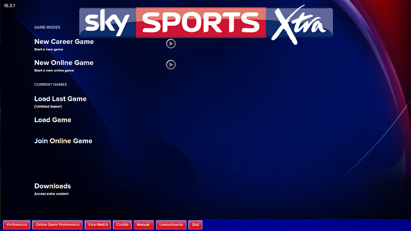 Sky Sports Style Skin Screenshot