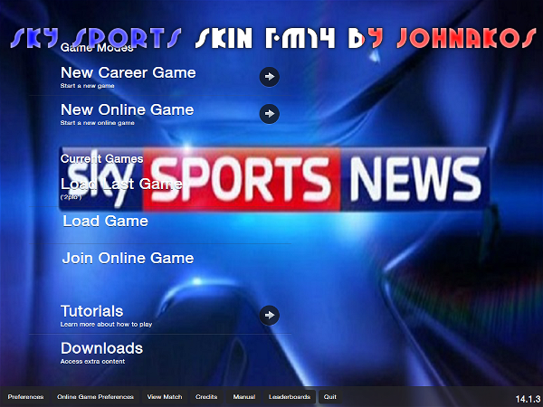 Sky Sports FM2014 Screenshot