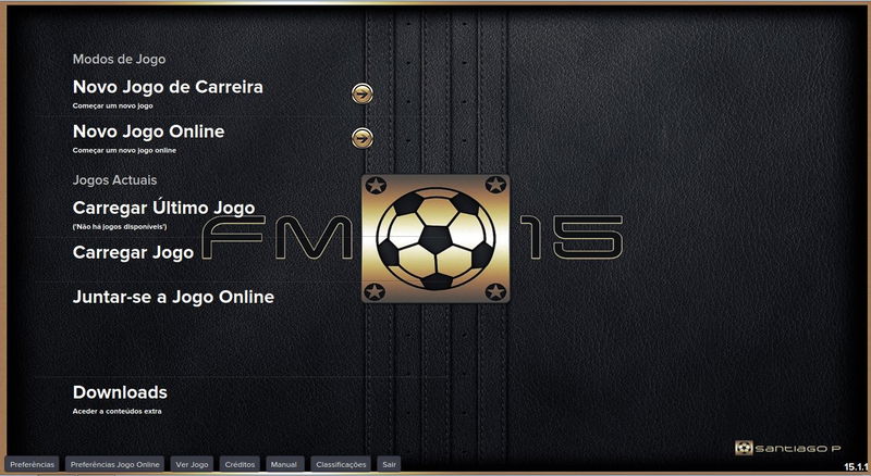 FM 2015 Golden Edition V1 (Main Menu) Screenshot