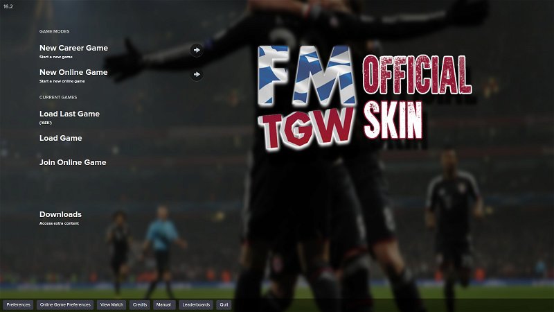 FMTGW Official FM16 Skin v2.0 **Updated for 16.3 version** Screenshot