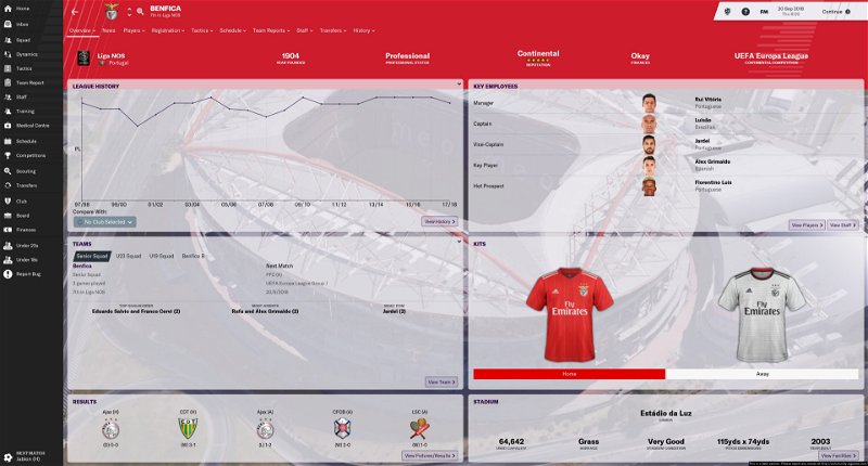 Football Manager 2019 Base Skins With Working Background Mod Screenshot
