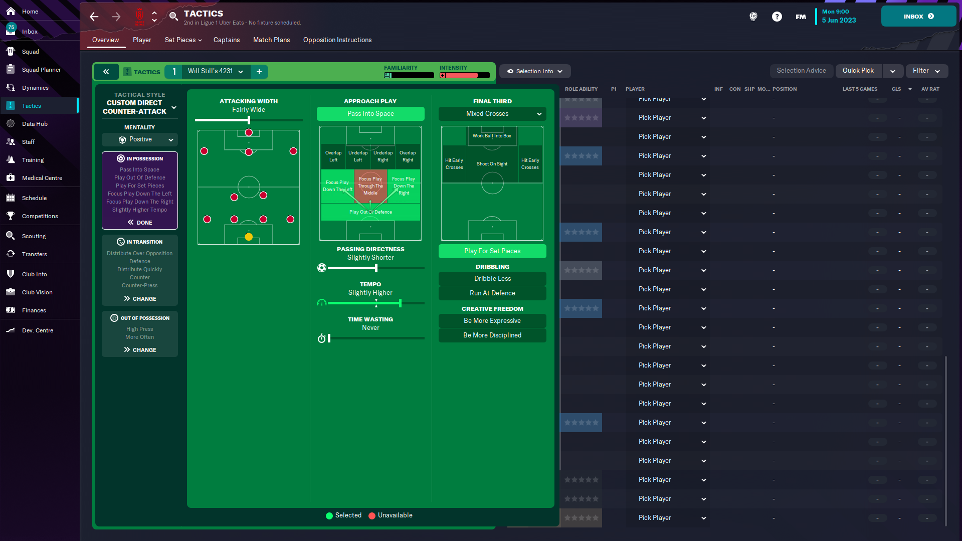Football Manager 2023 Best Tactic
